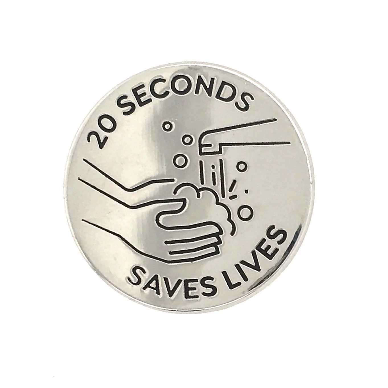 20 Seconds Saves Lives Handwashing Pin - Image 4