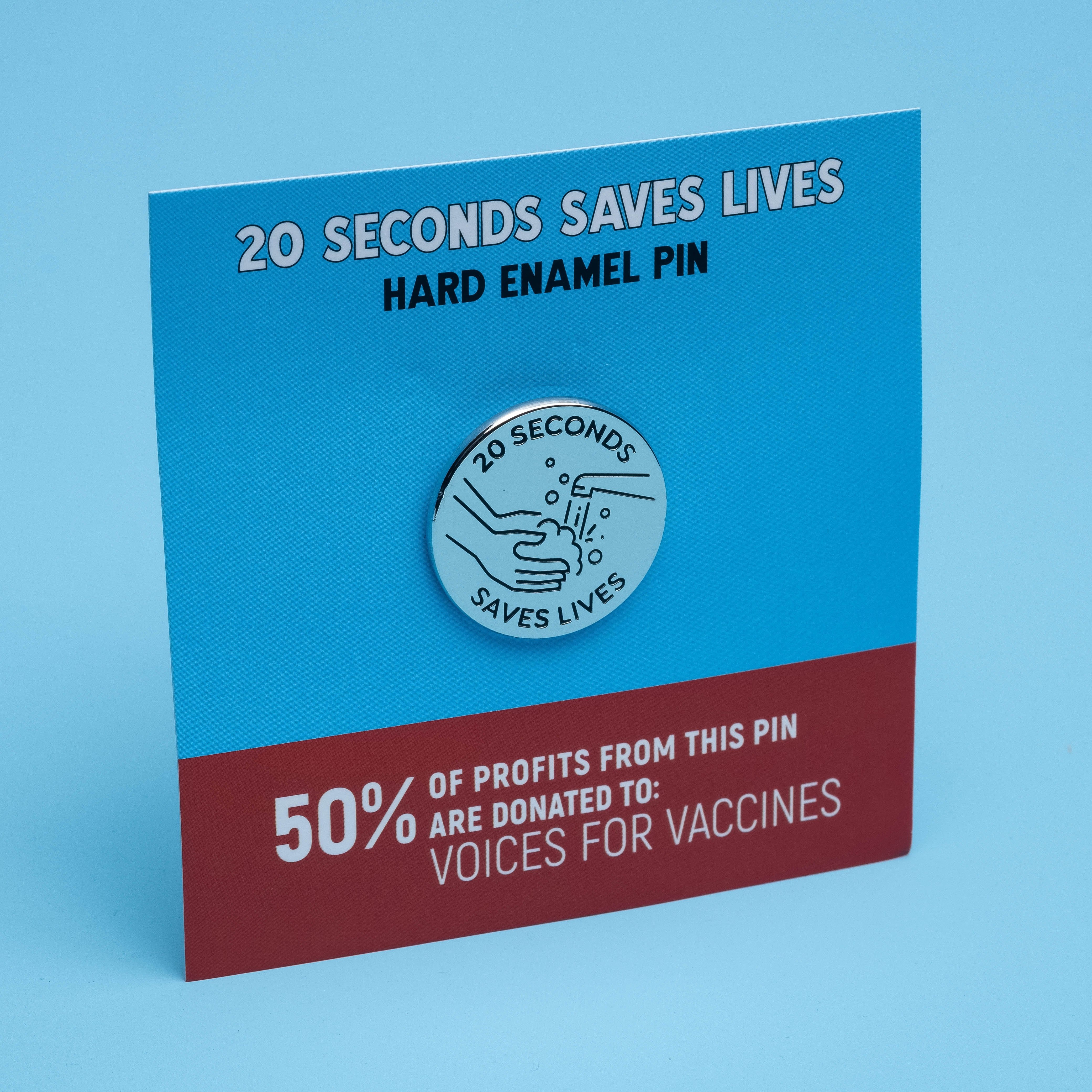 20 Seconds Saves Lives Handwashing Pin - Image 7