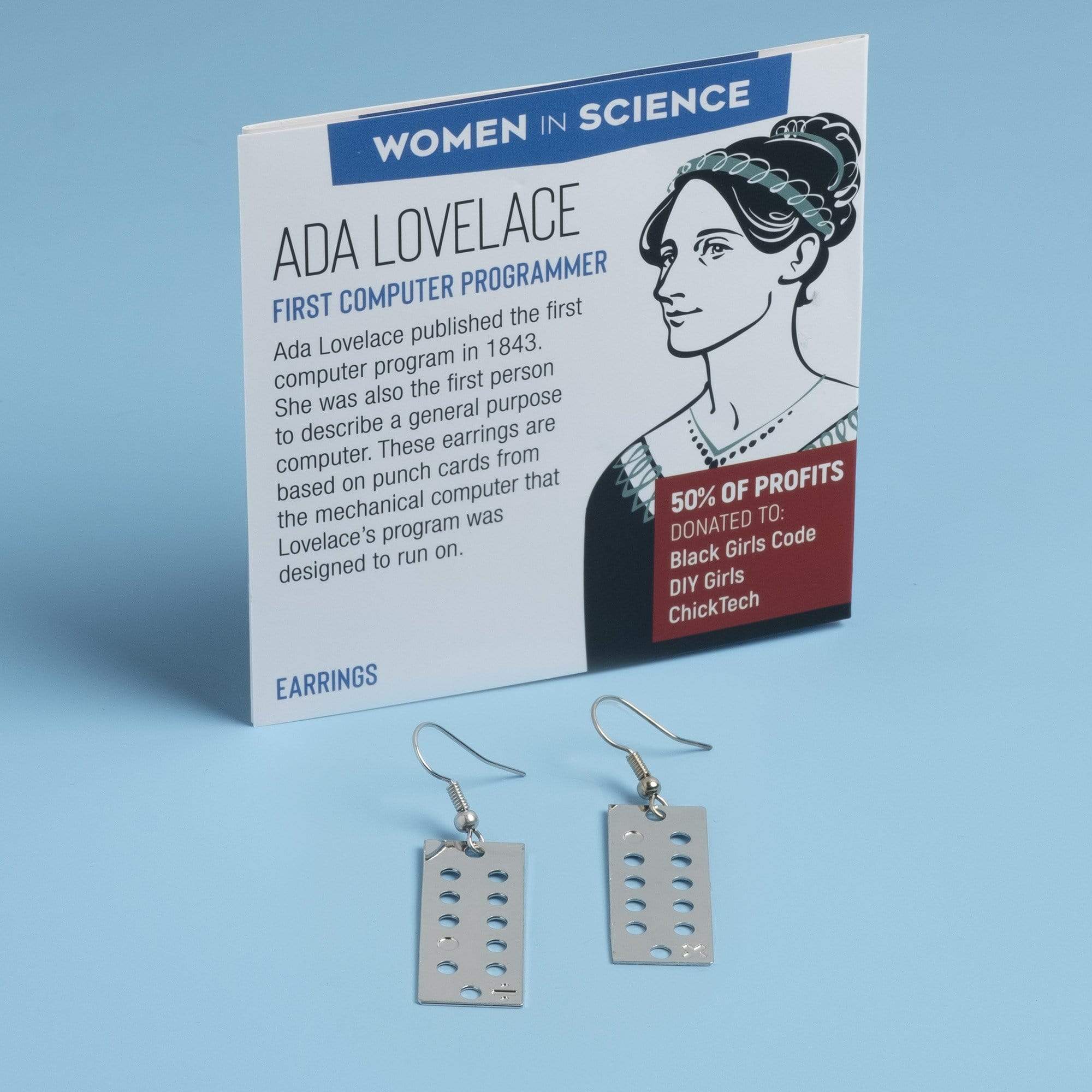 Ada Lovelace Necklace and Earrings - Image 5
