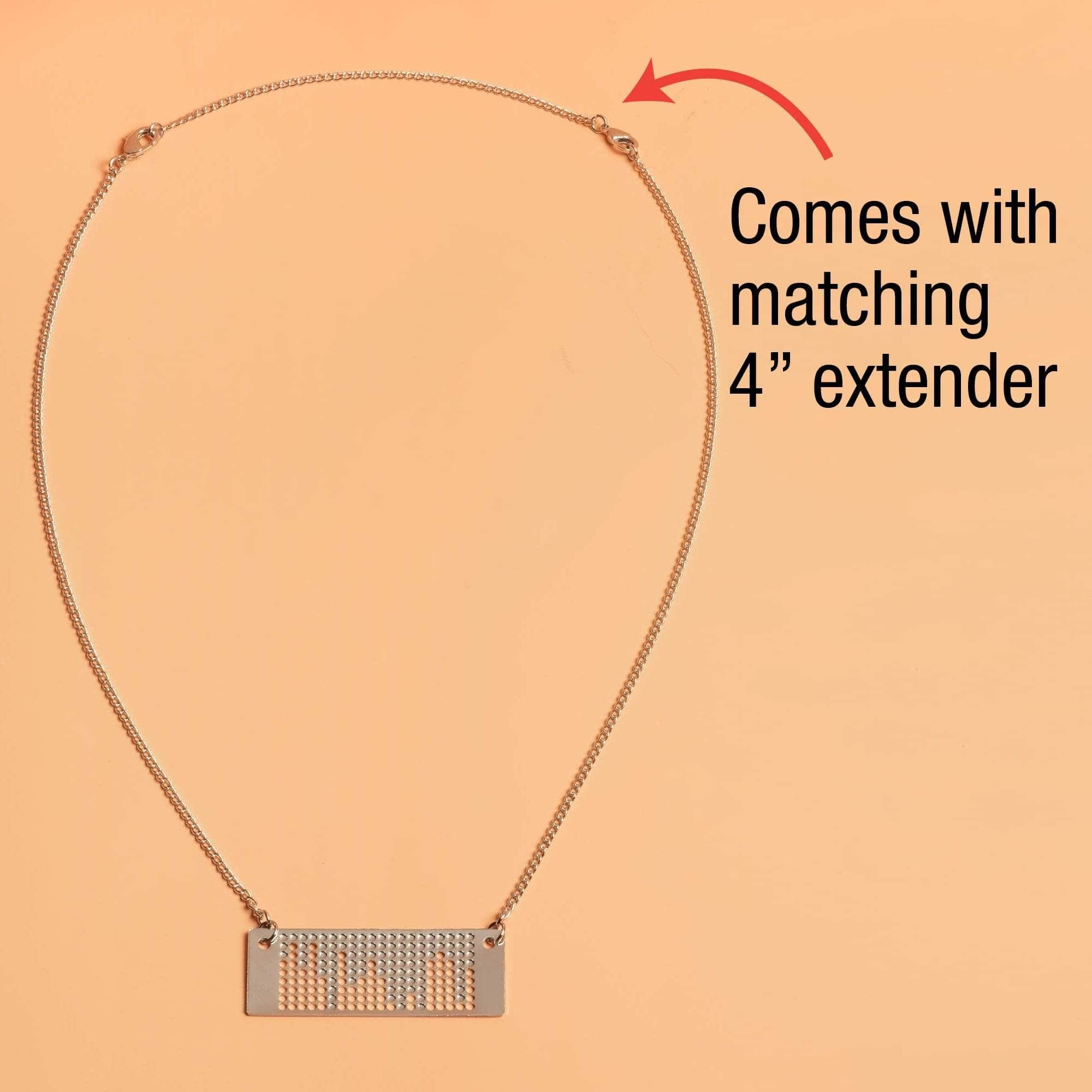 Ada Lovelace / Punchcard Necklace - Image 4