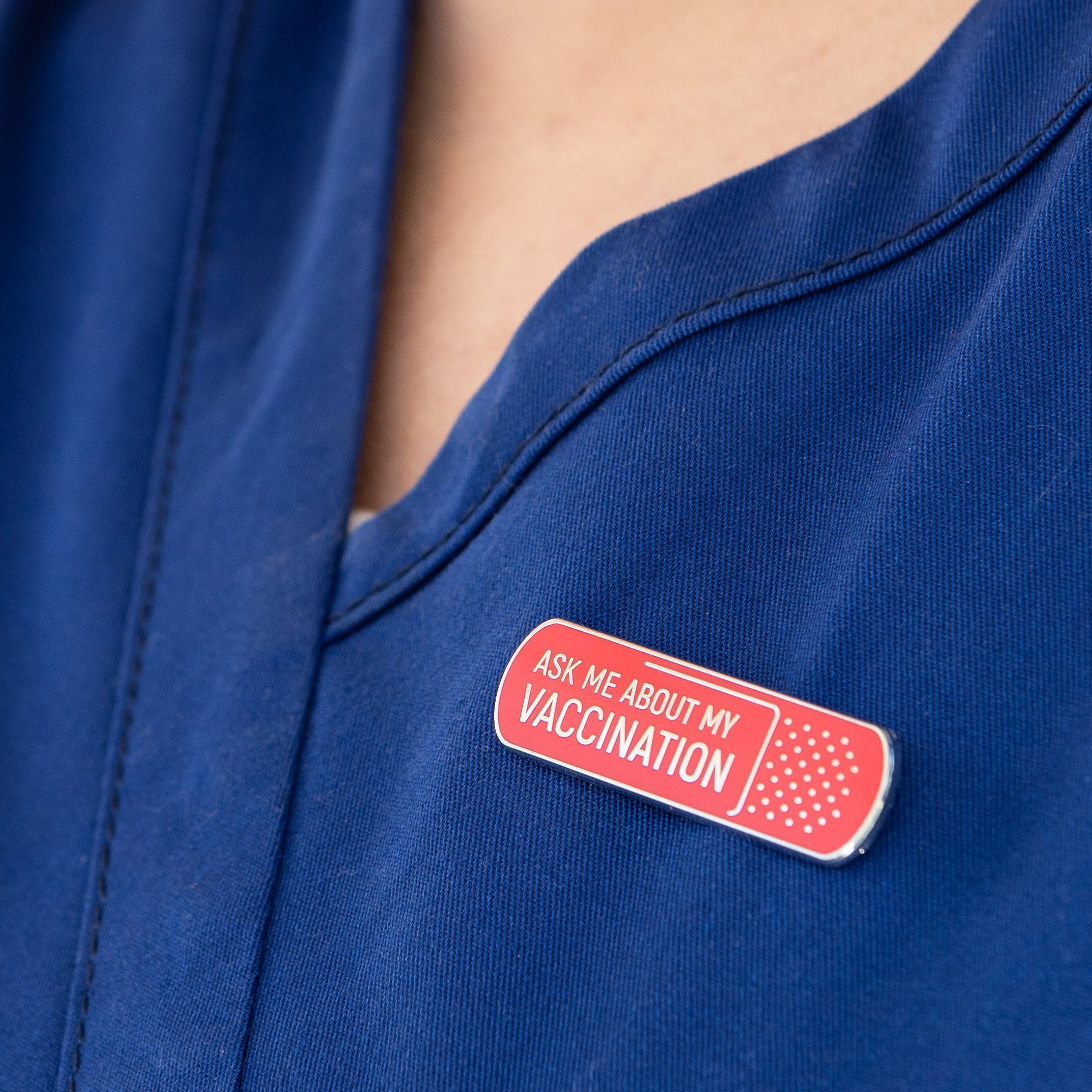 Ask me about my vaccination pin - Image 2