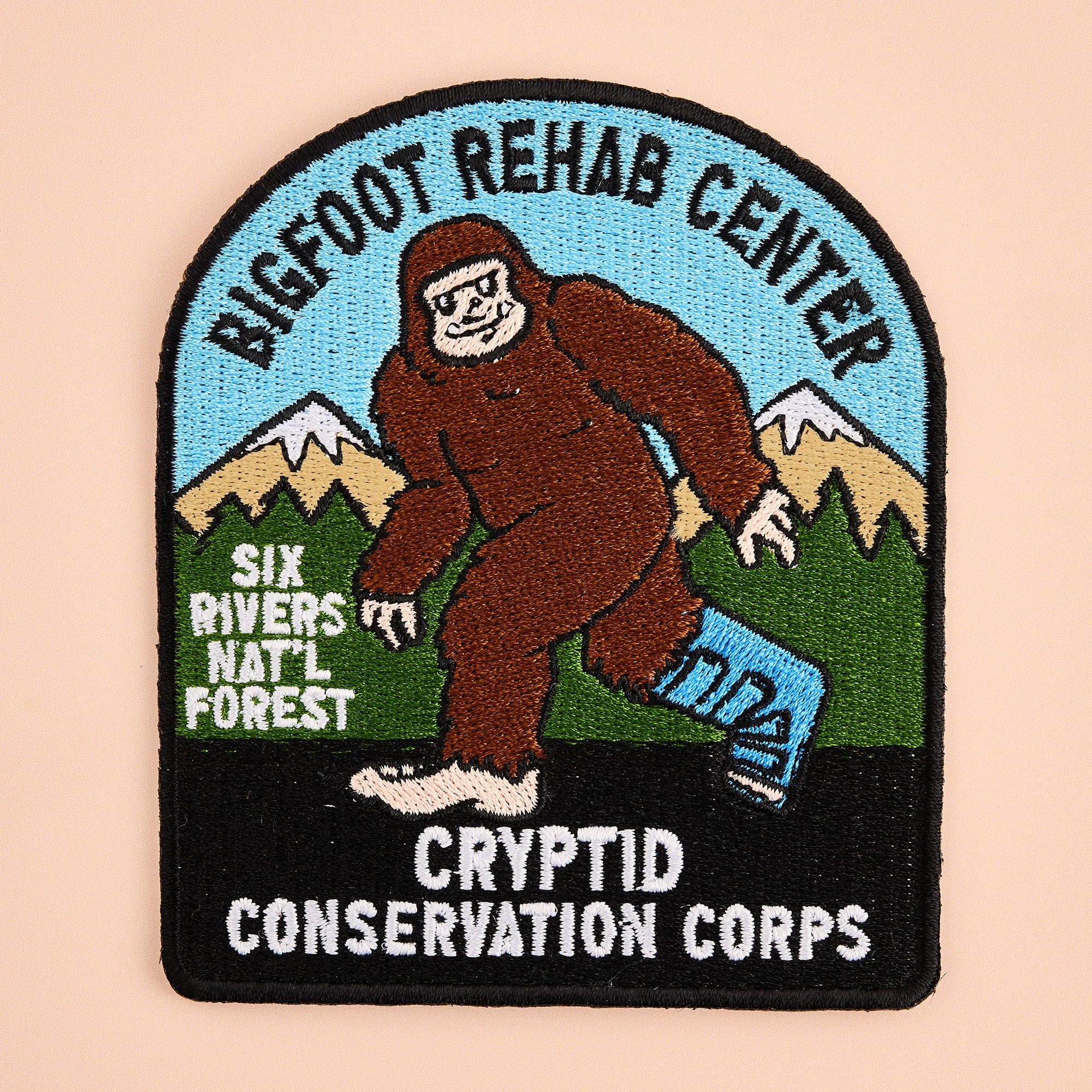 Bigfoot Rehab Center Set: Pin, Sticker, and Patch - Image 3