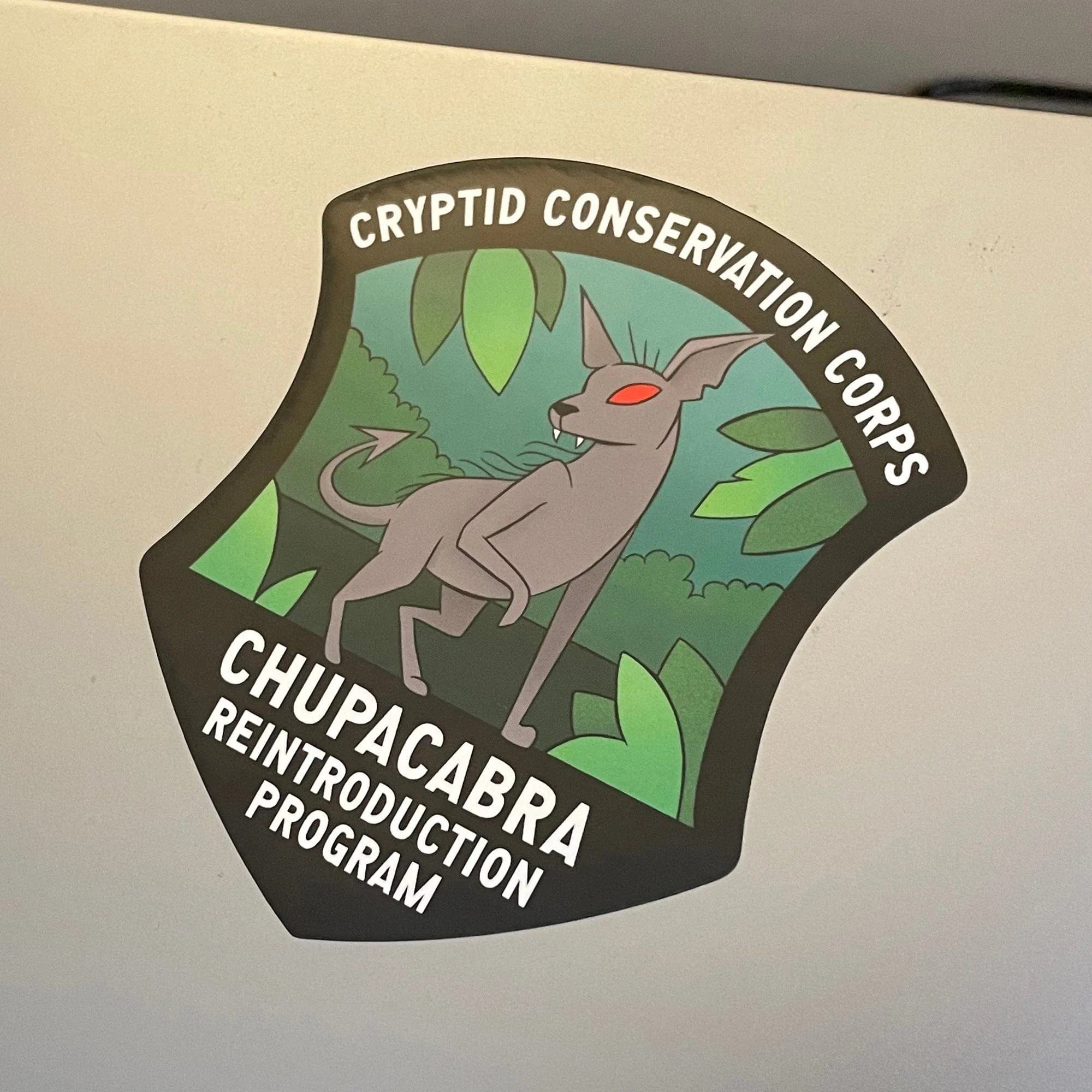Chupacabra Reintroduction Program Sticker - Image 4