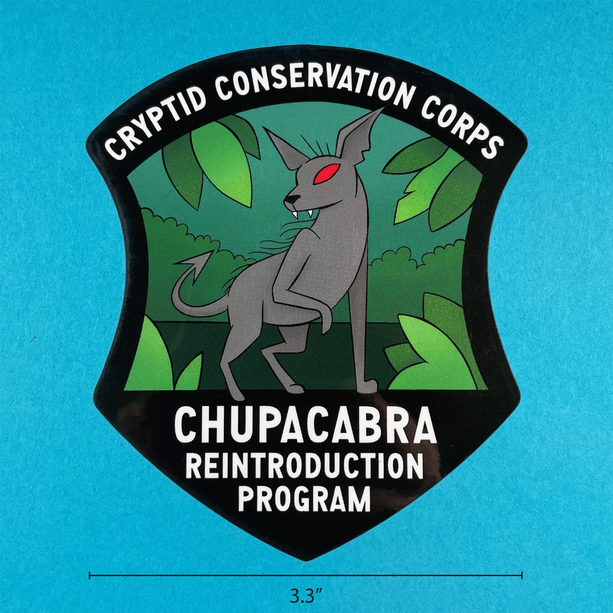 Chupacabra Reintroduction Program Sticker - Image 5