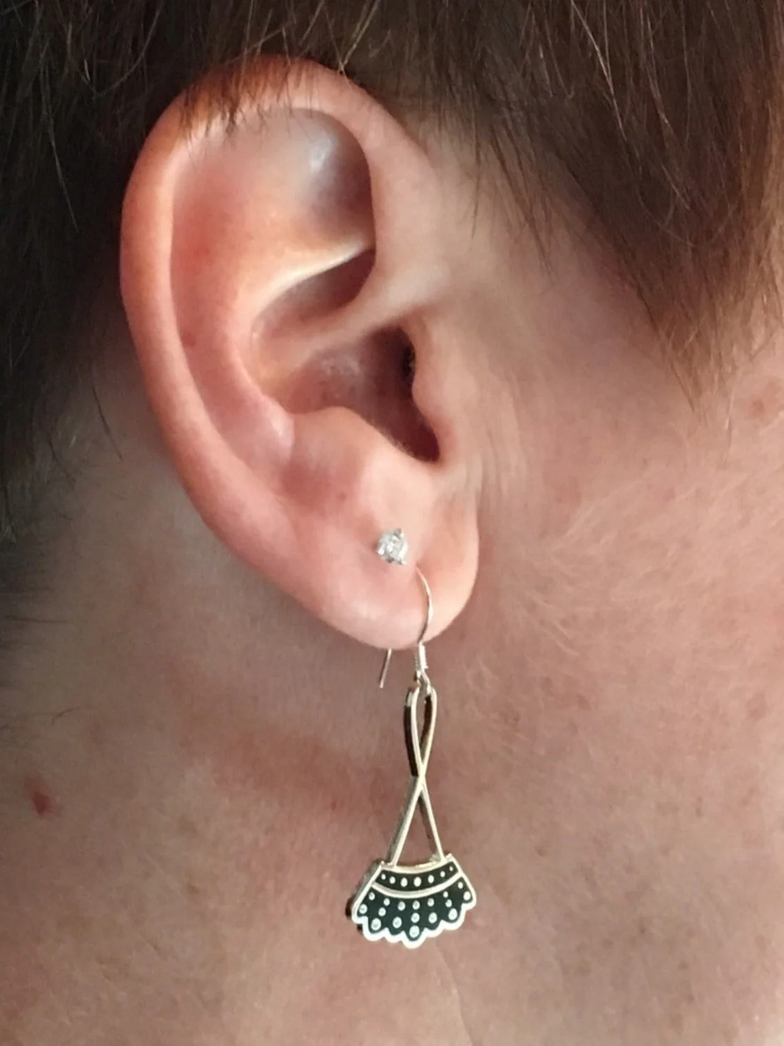 Dissent Collar Drop Earrings - Image 6