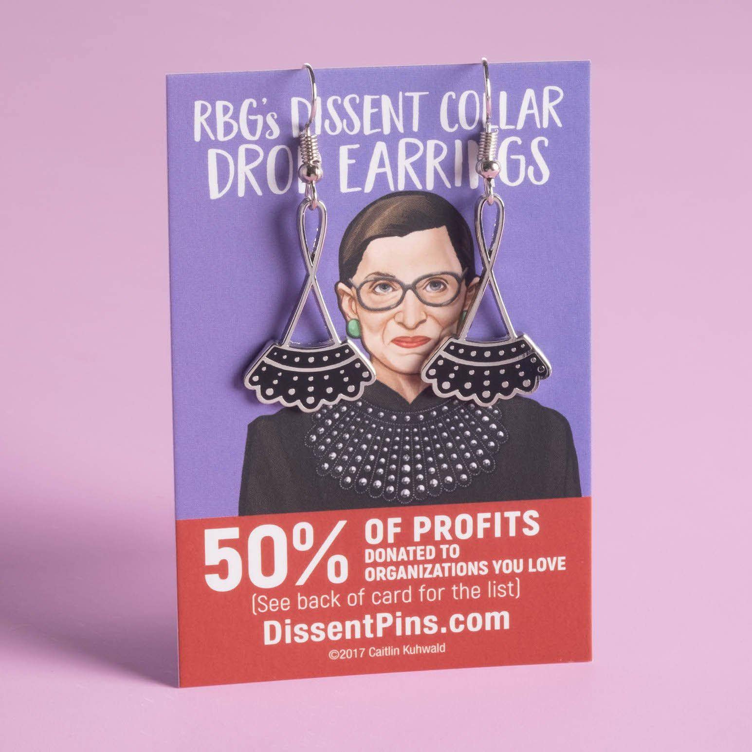 Dissent Collar Drop Earrings - Image 7