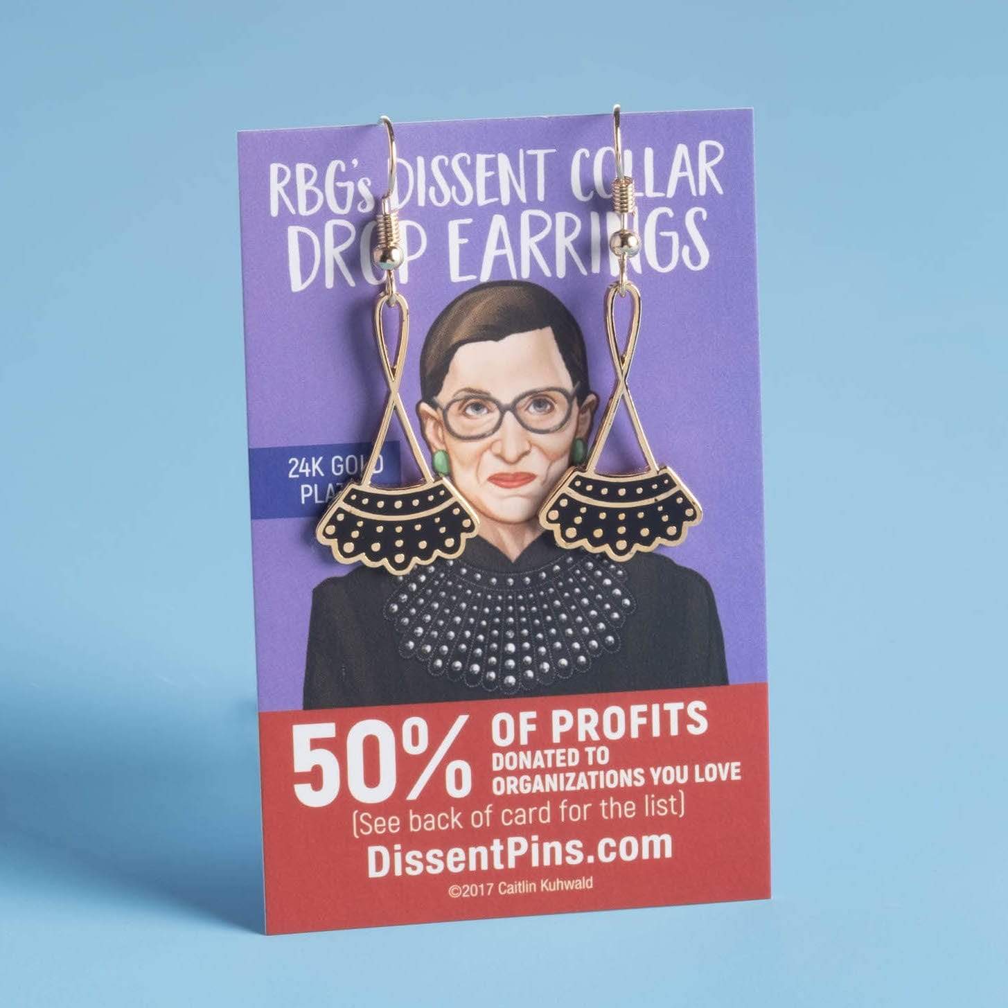 Dissent Collar Drop Earrings - Image 8