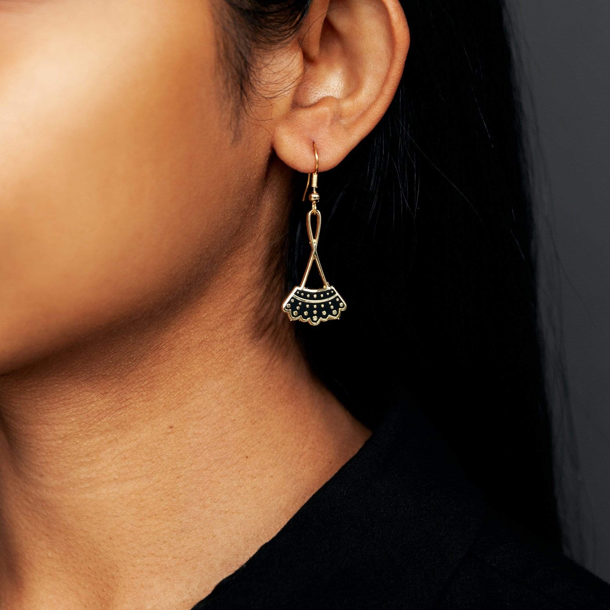 Dissent Collar Drop Earrings + Necklace (set) - Image 4