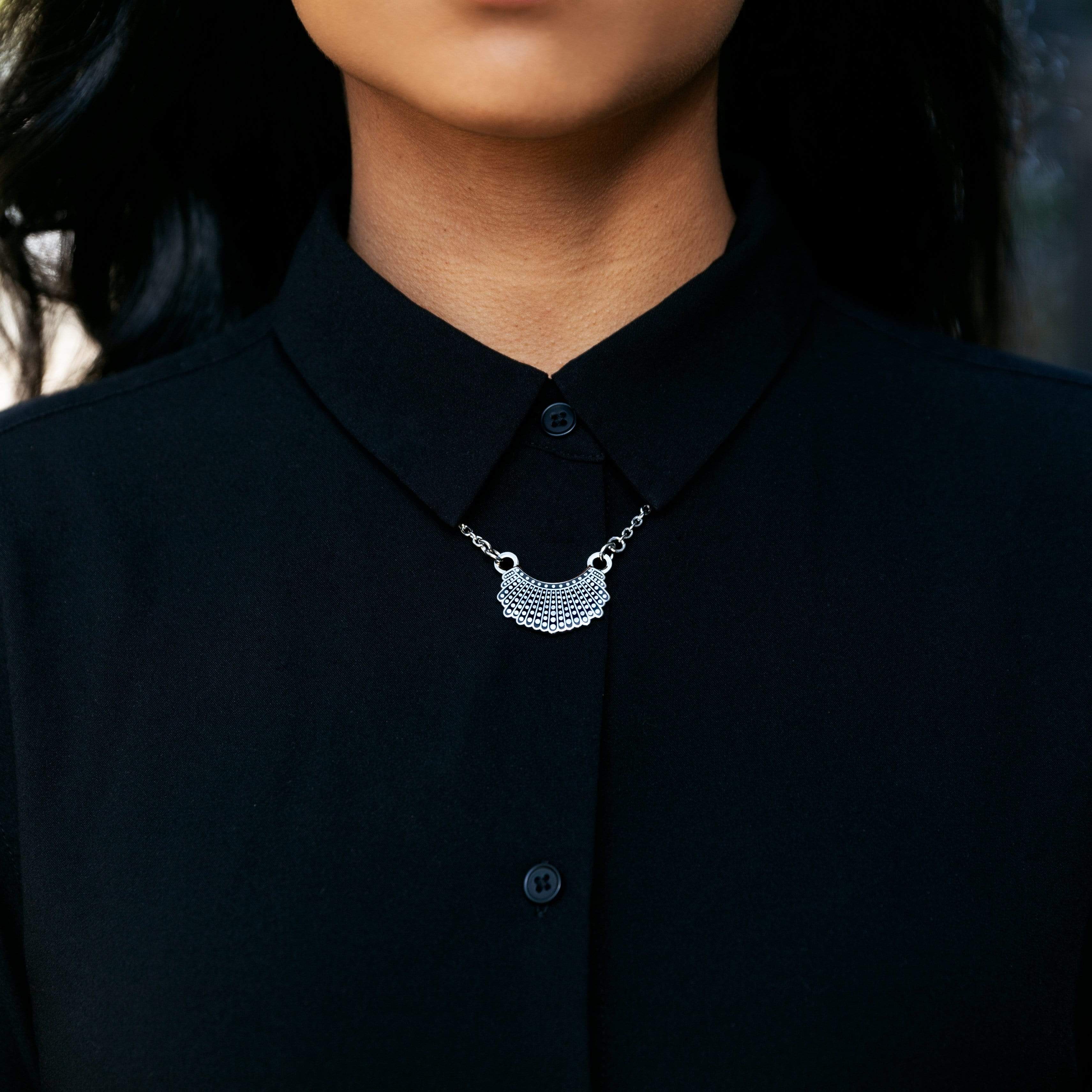 Dissent Collar Drop Earrings + Necklace (set) - Image 5