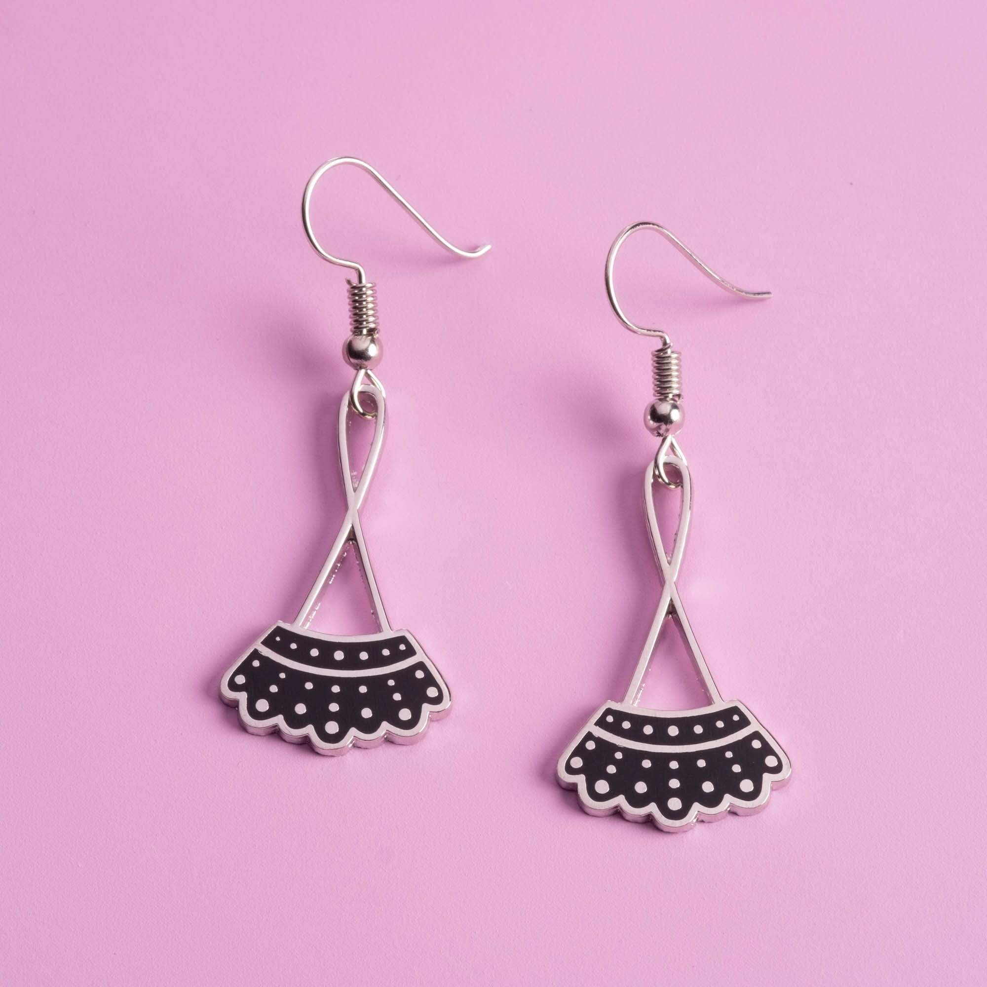 Dissent Collar Drop Earrings + Necklace (set) - Image 6