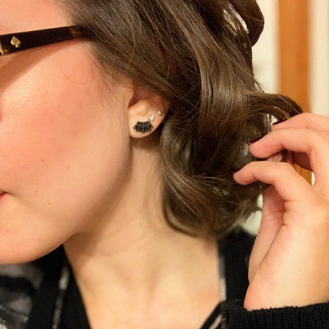 Dissent Collar Stud Earrings - Image 14