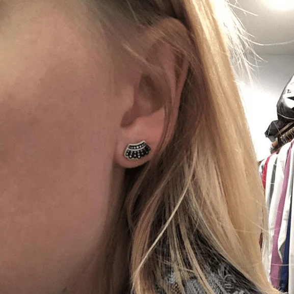 Dissent Collar Stud Earrings - Image 9
