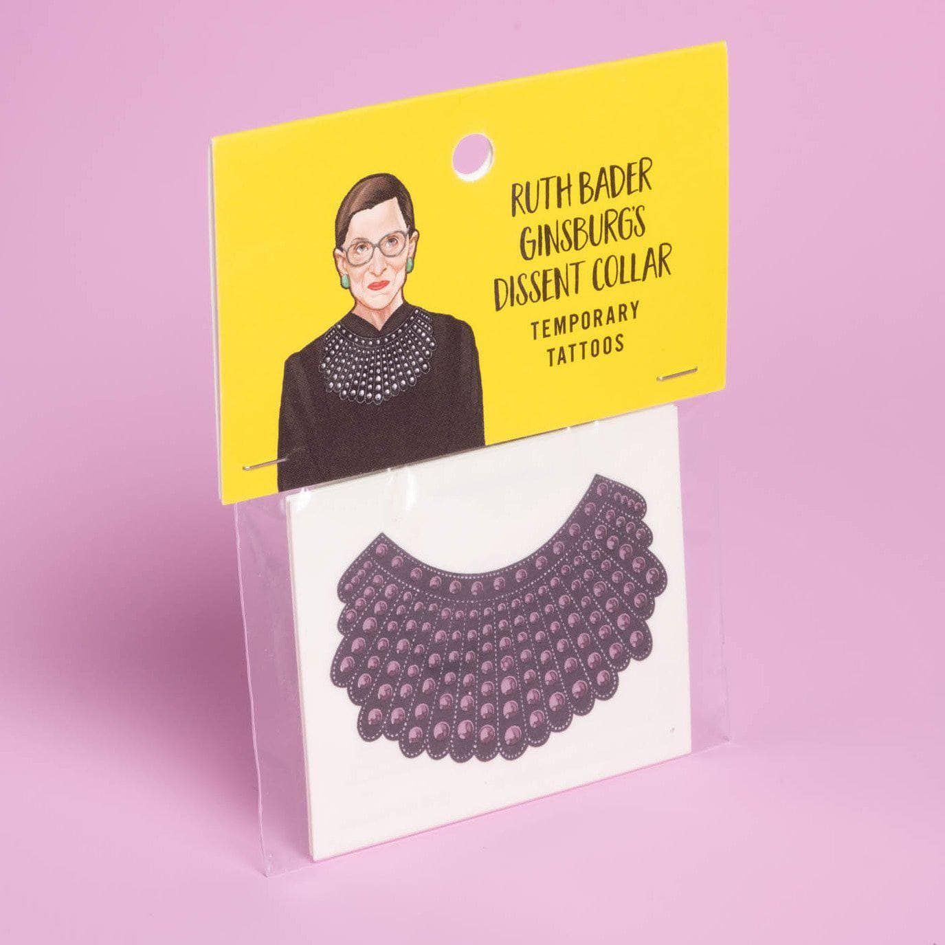 Dissent Collar Temporary Tattoos