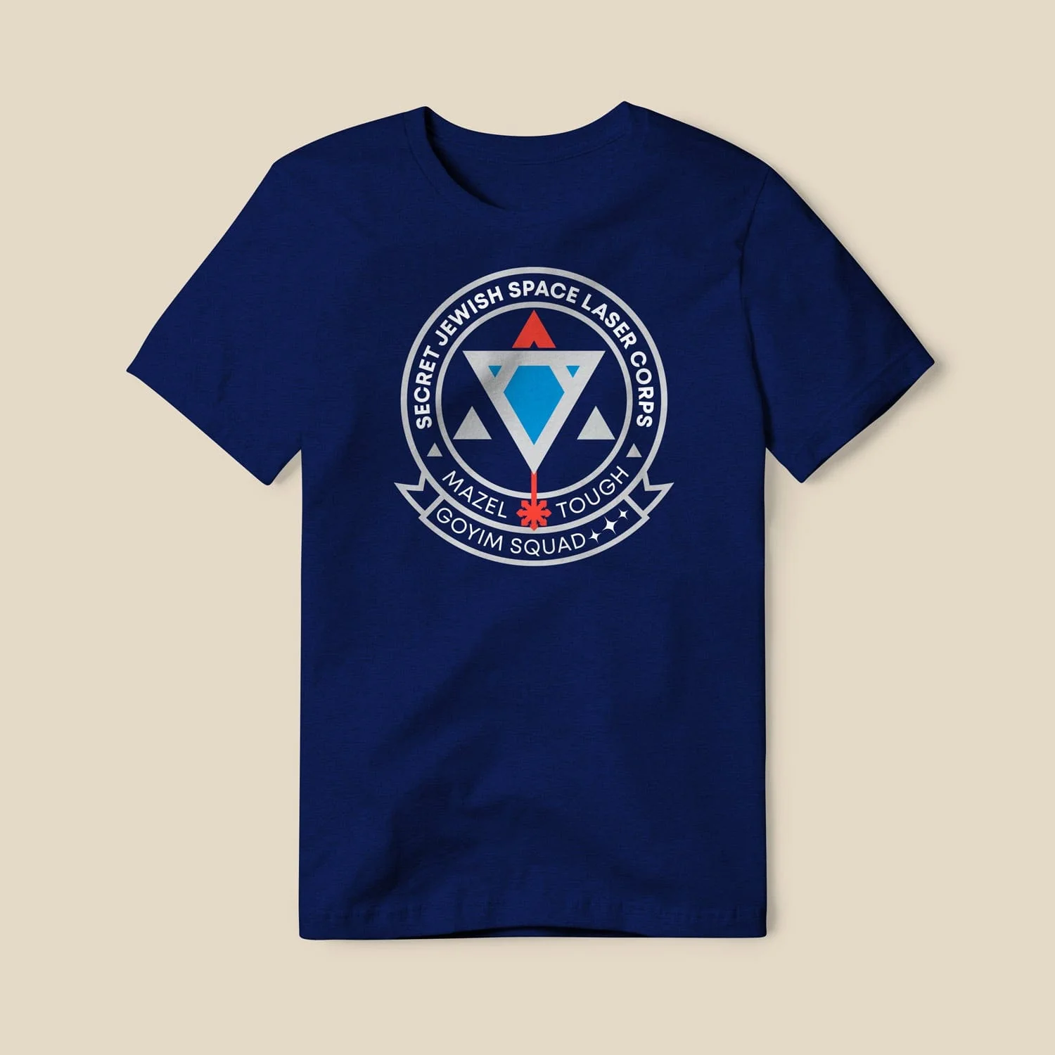 Goyim Squad / Secret Jewish Space Laser Corps T-shirt - Image 3