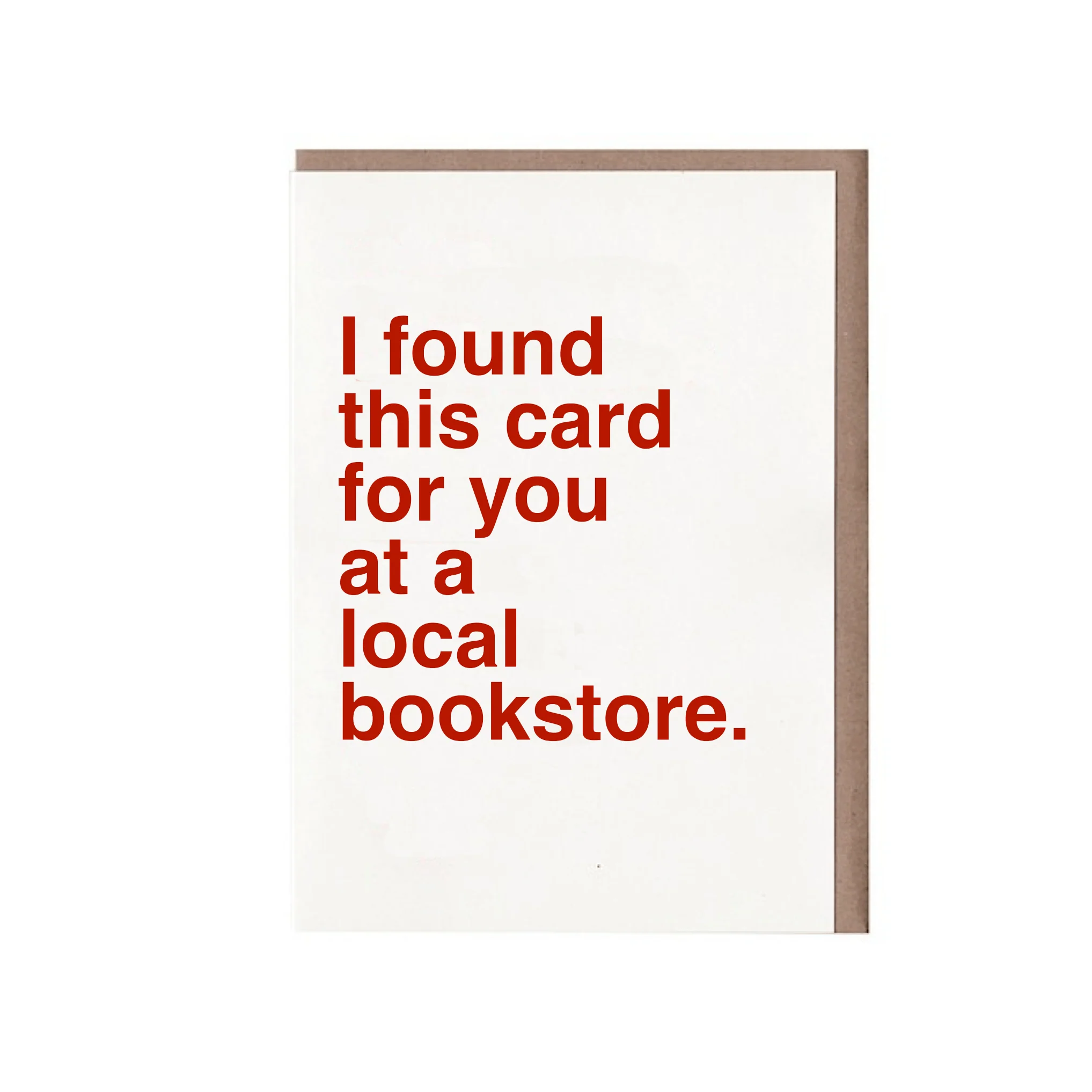 I found this card for you at a local bookstore - Image 2