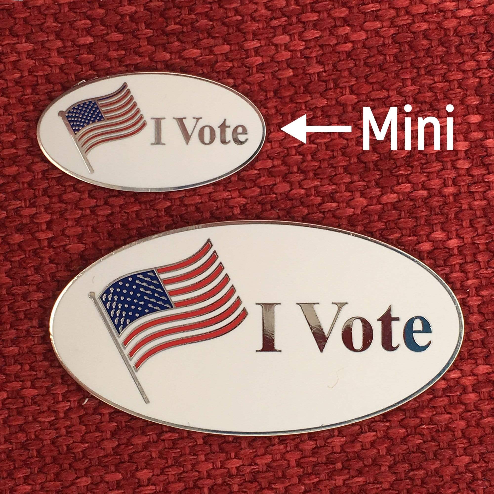 I Vote Mini Pin - Image 3