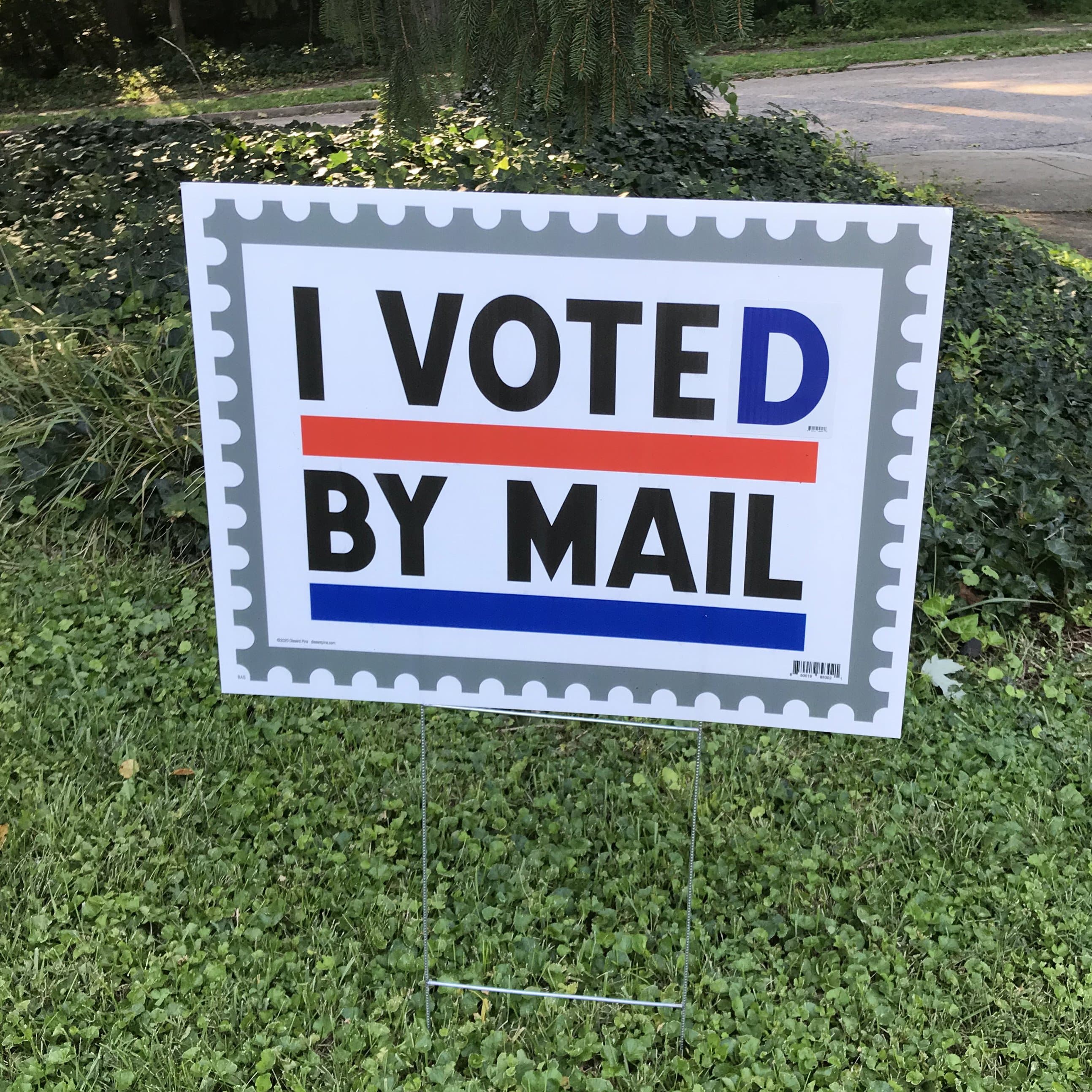 I Voted by Mail Yard Sign - Image 6