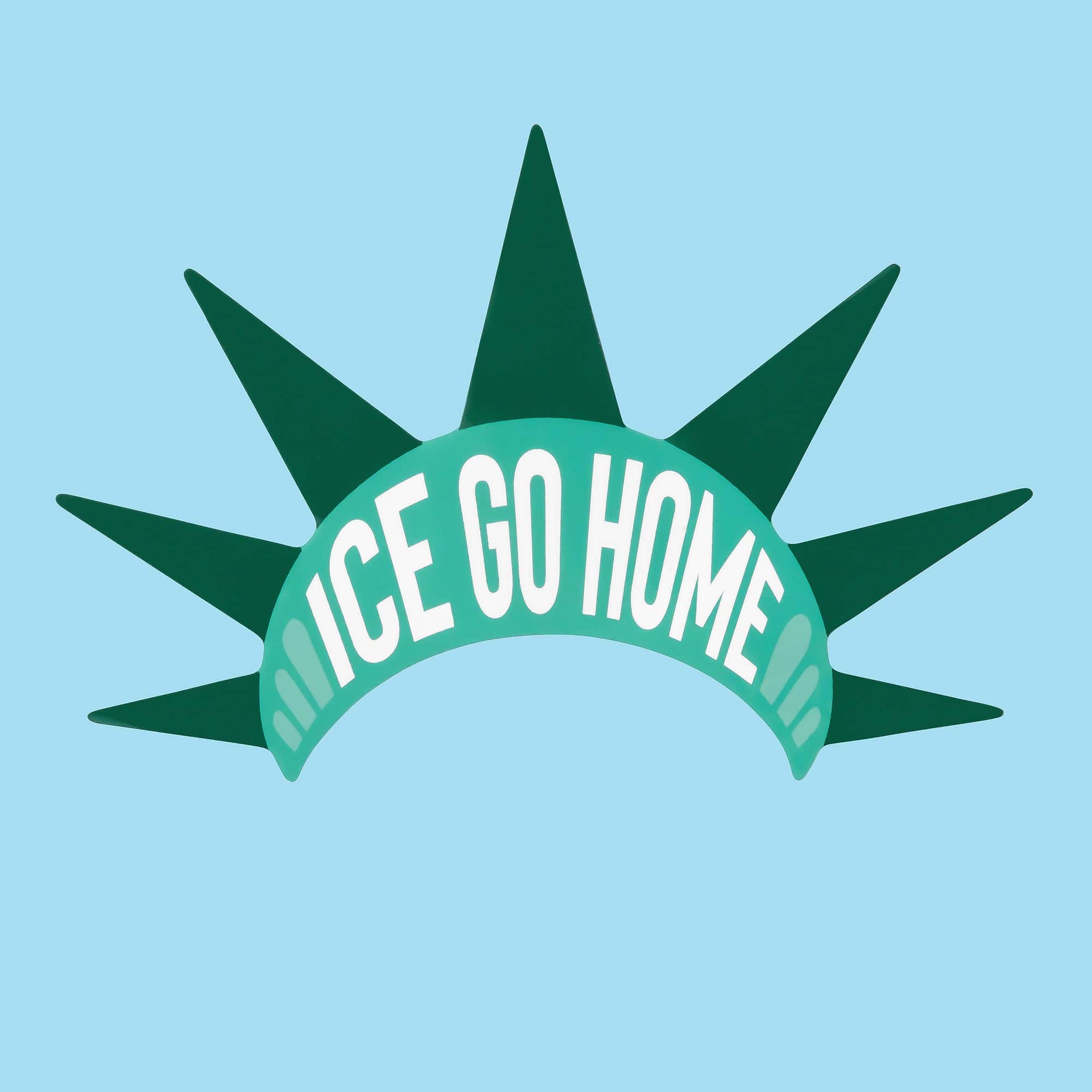 ICE Go Home Liberty Bumper Sticker or Car Magnet - Image 6