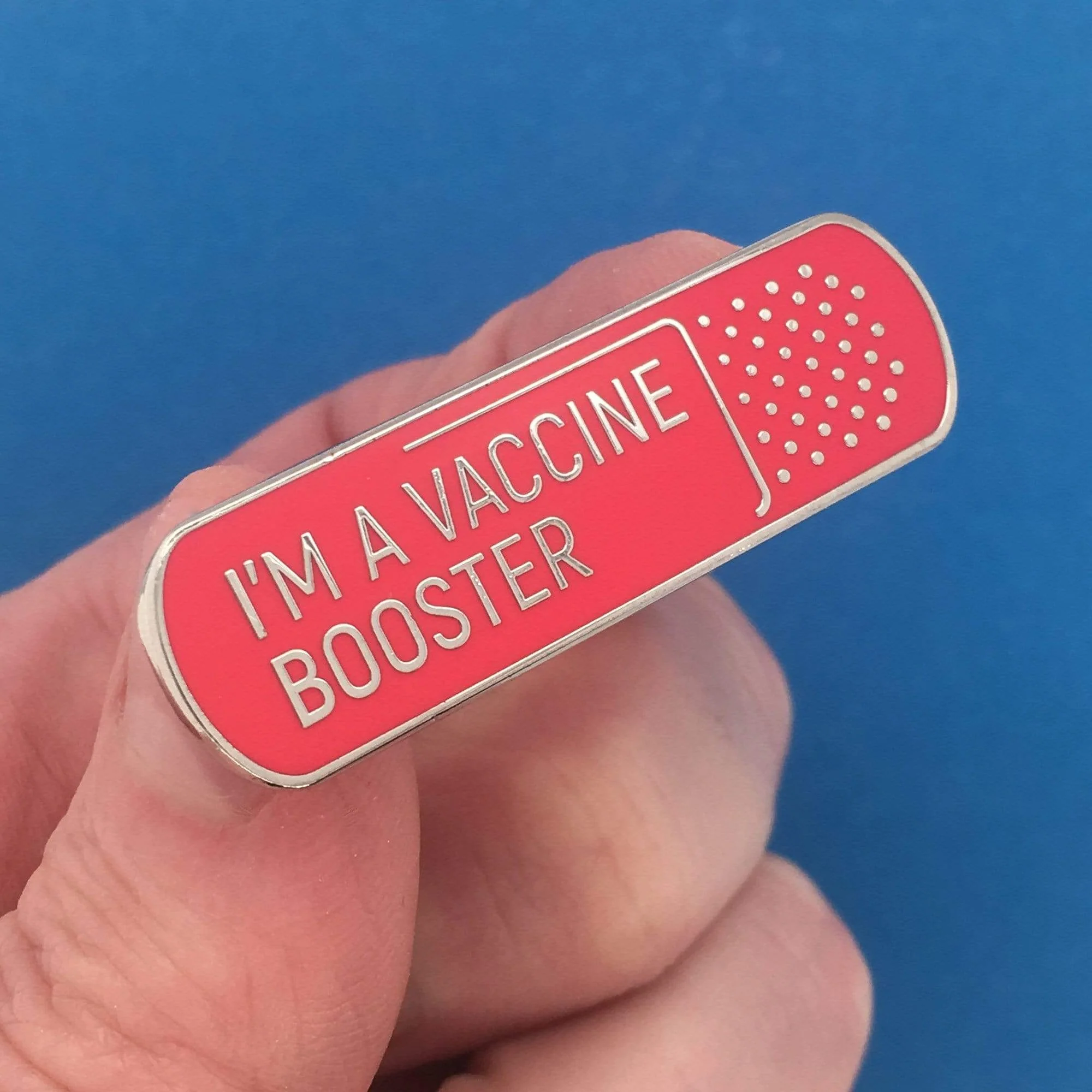I'm a Vaccine Booster - Bandage Pin - Image 5