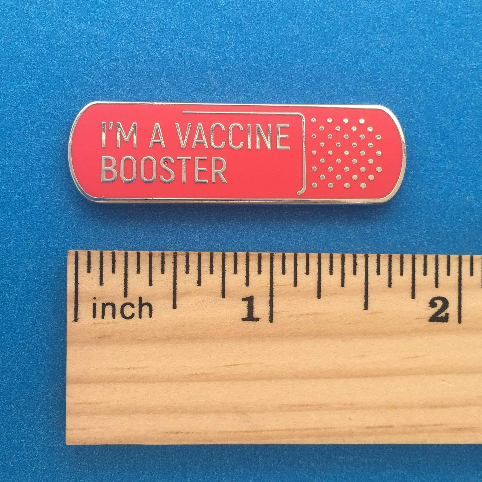 I'm a Vaccine Booster - Bandage Pin - Image 6