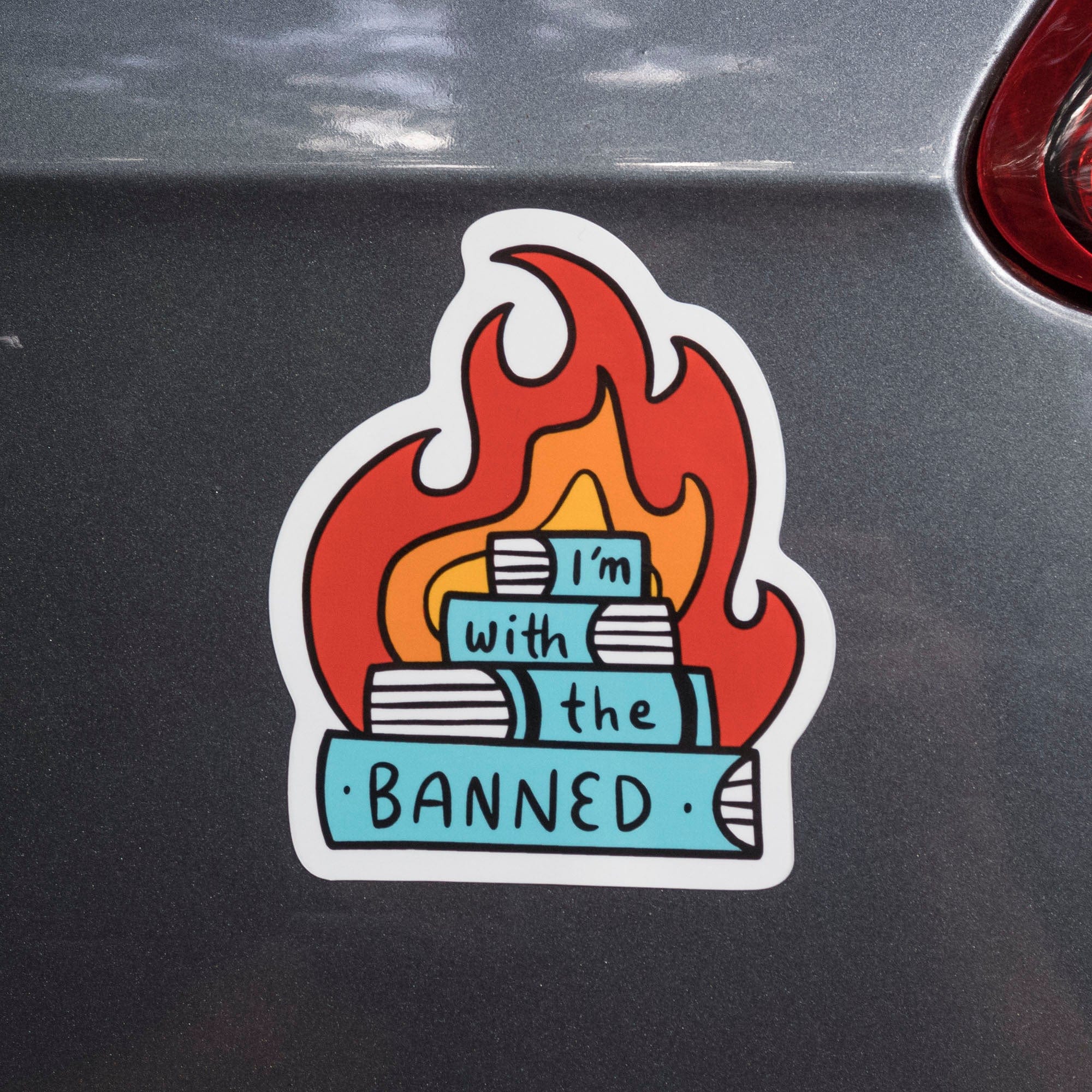 I'm With the Banned Sticker - Image 4