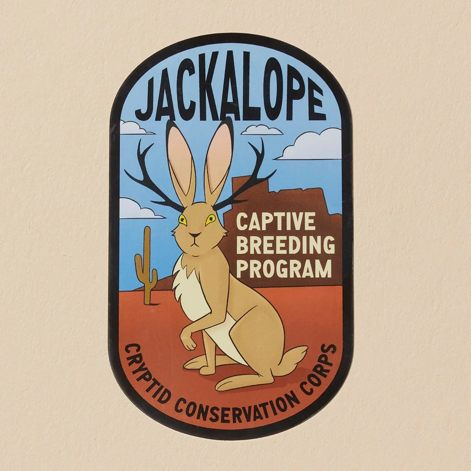 Jackalope, Frogman, Squonk: three sticker set - Image 3