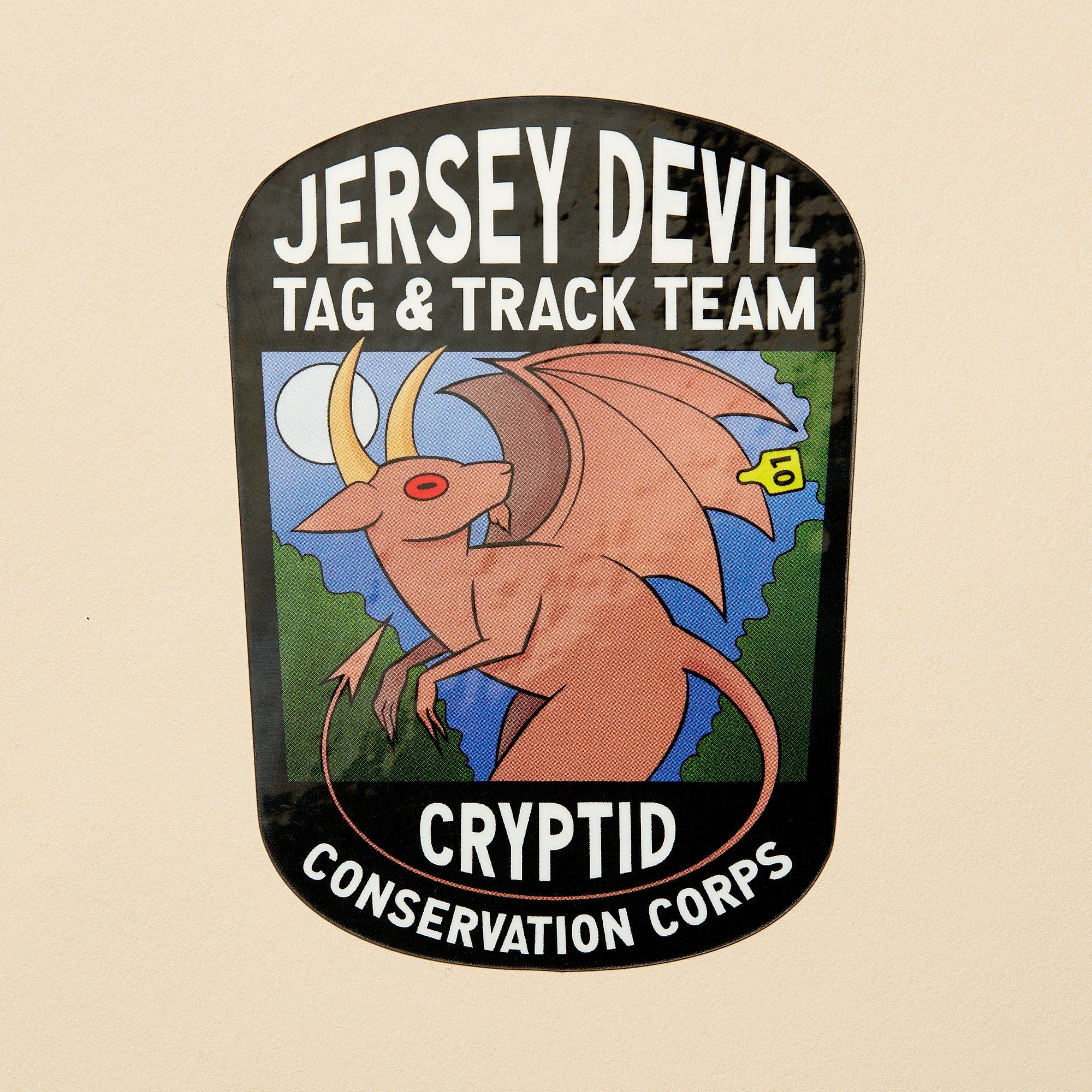 Jersey Devil Set: Pin, Sticker, and Patch - Image 5