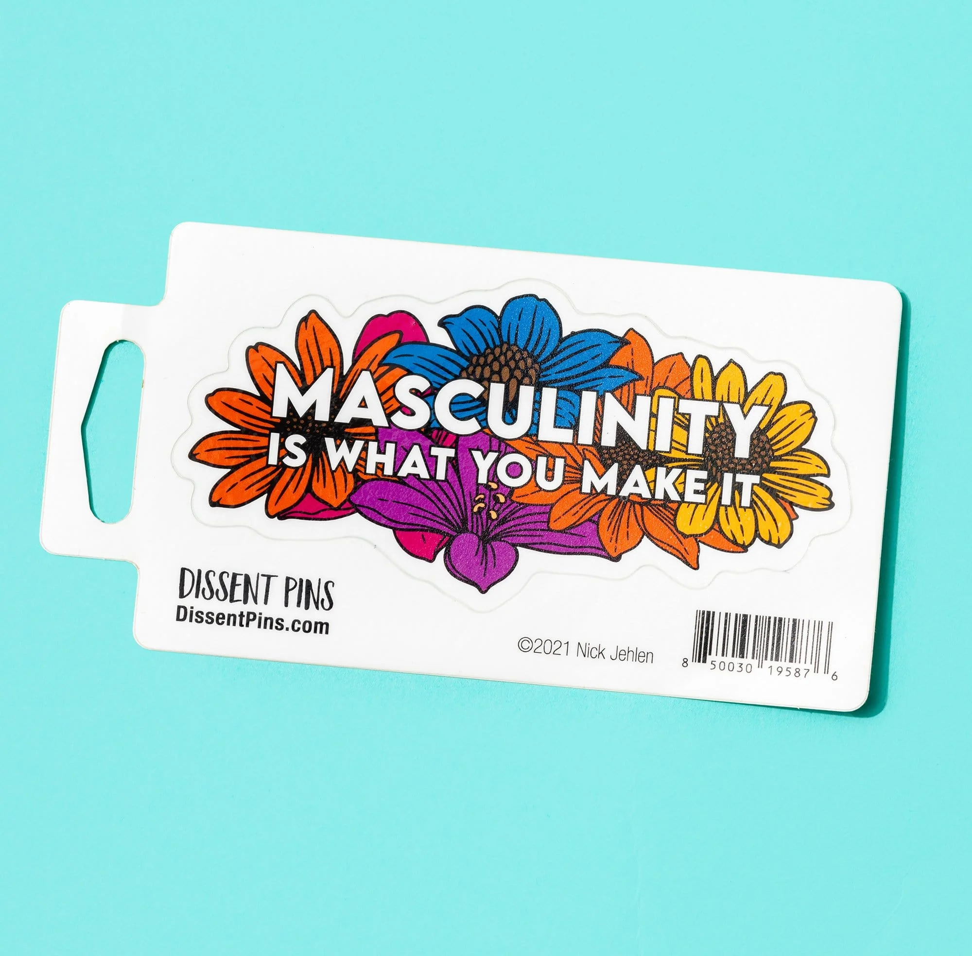 Masculinity is what you make it - Sticker - Image 3