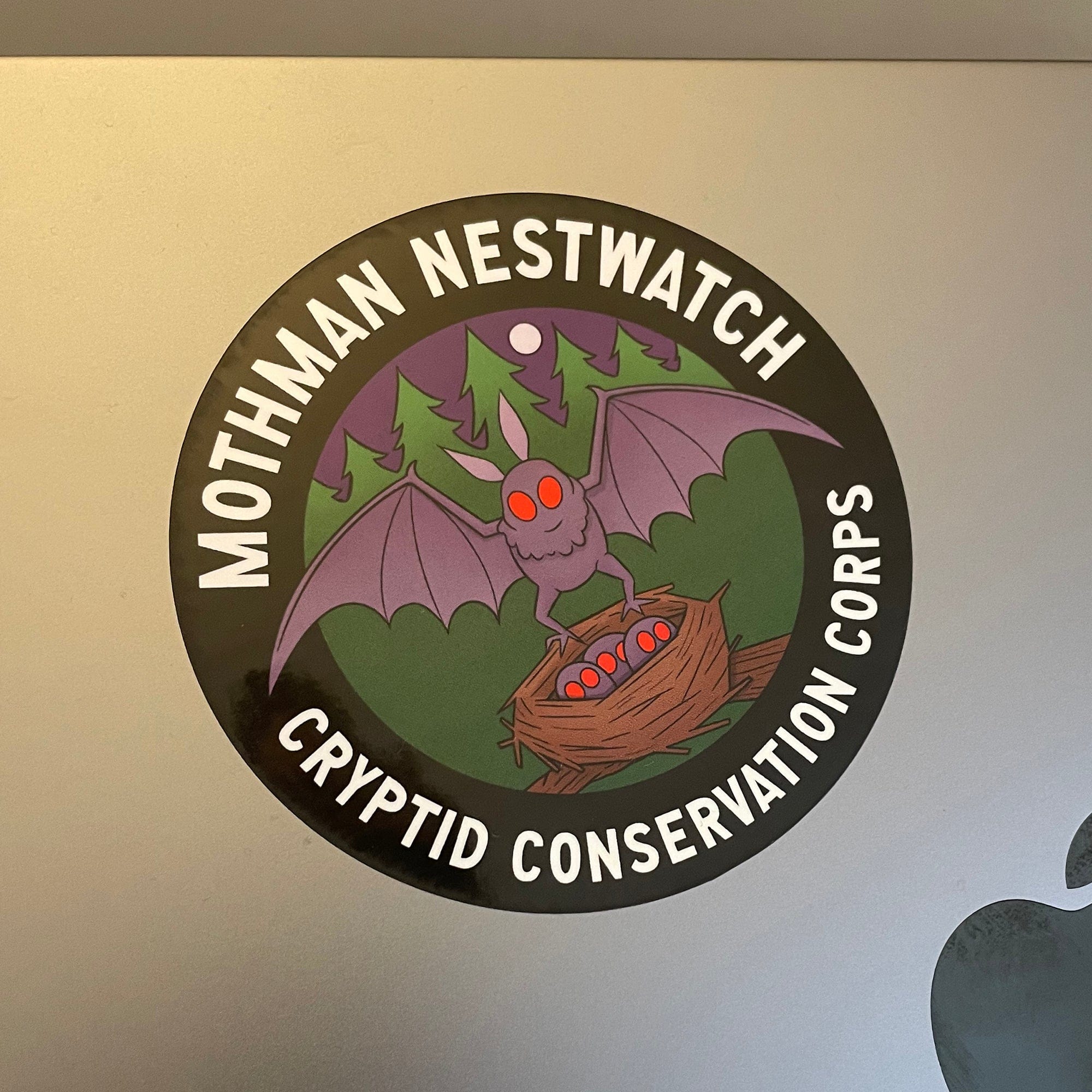 Mothman, Chupacabra, and Jersey Devil: three sticker set - Image 4
