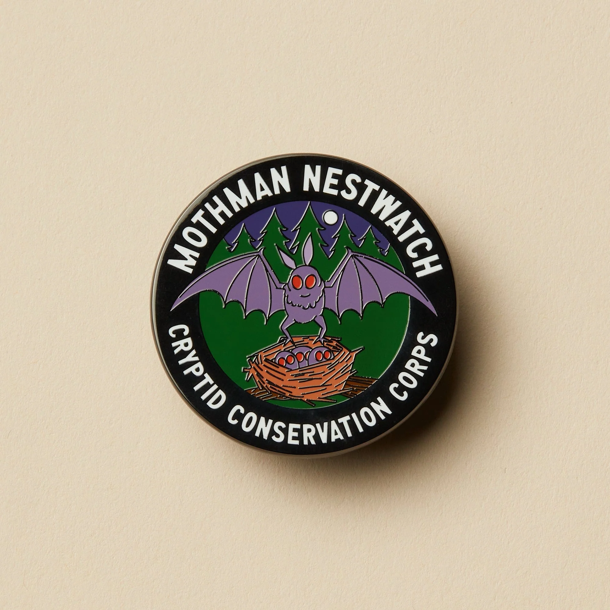 Mothman Set: Pin, Sticker, and Patch - Image 5