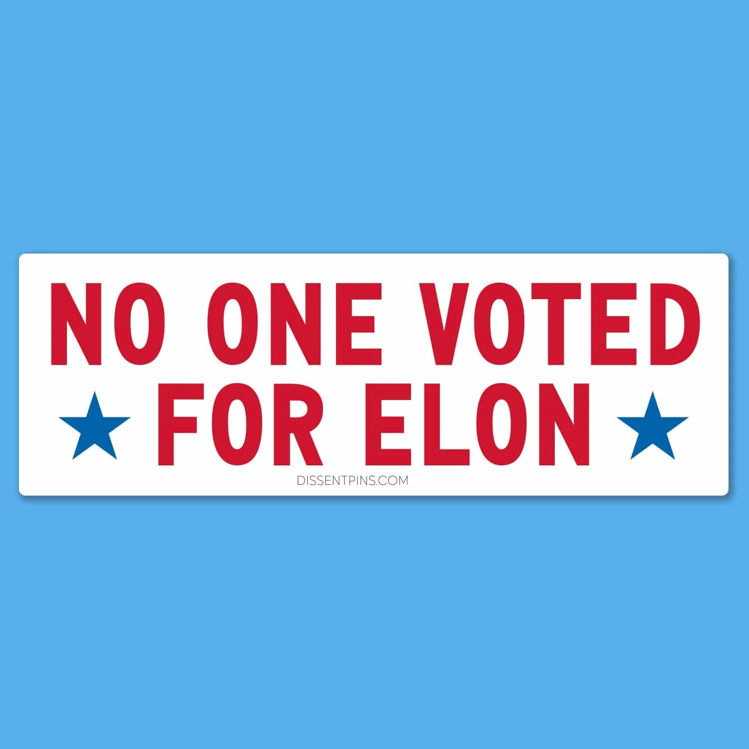 No One Voted for Elon Car Magnet