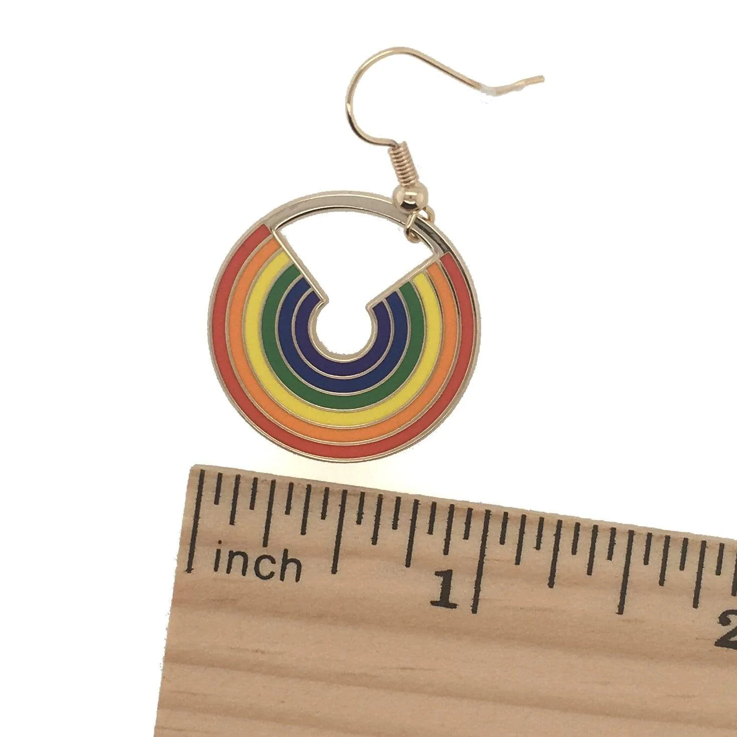 Pride Rainbow Drop Earrings - Image 4