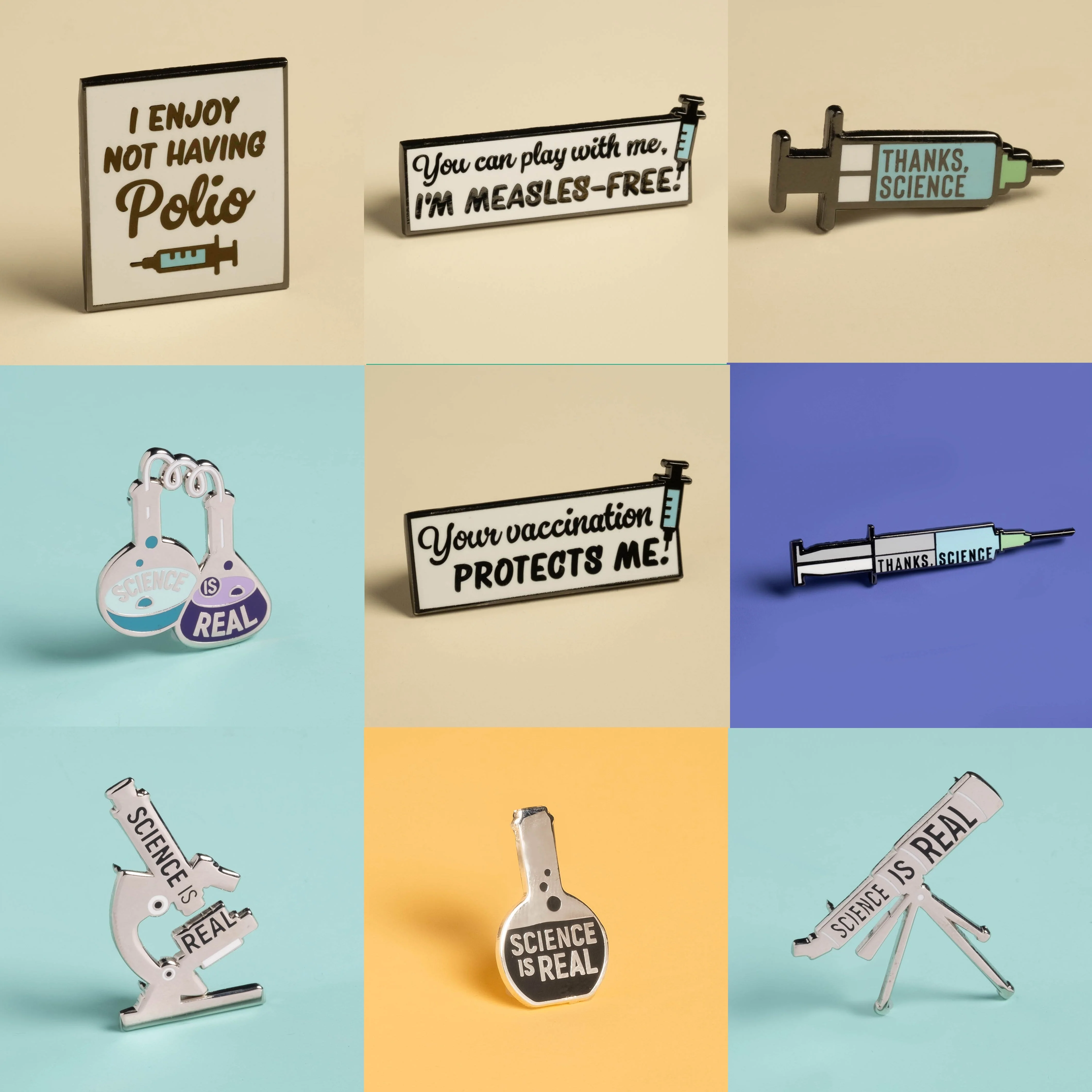 Science is Real/Pro-Vaccination Pack (54 products)