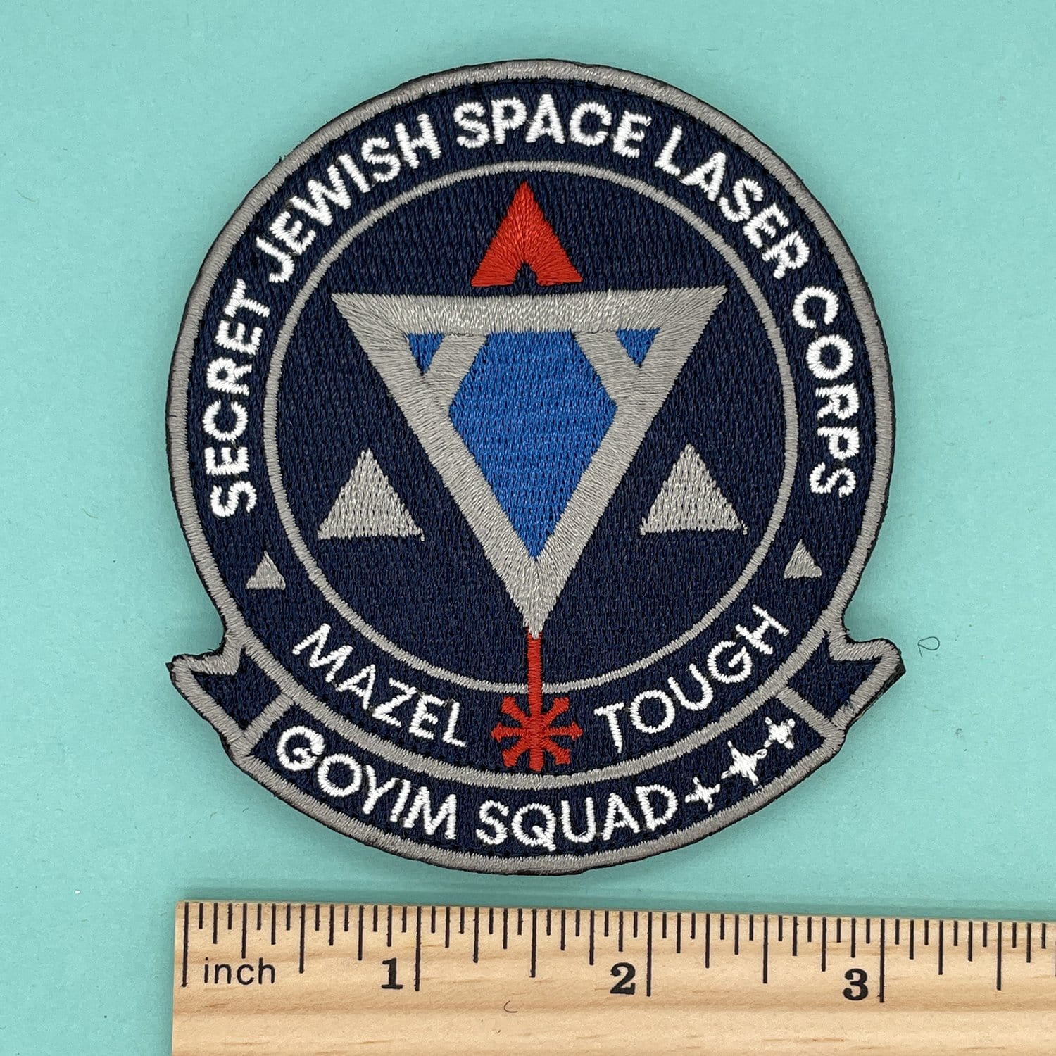 Goyim Squad / Secret Jewish Space Laser Corps Patch - Image 3