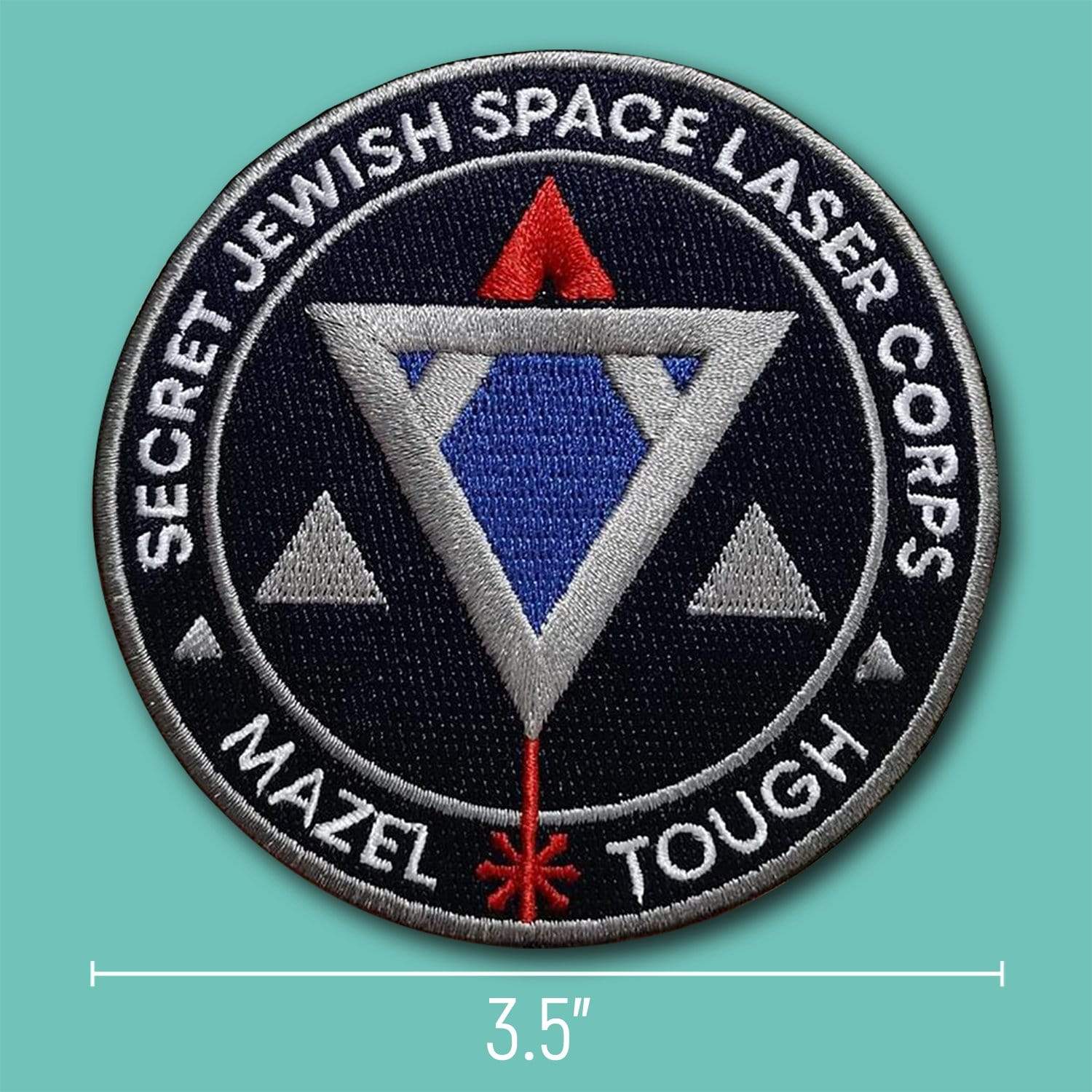 Secret Jewish Space Laser Corps Patch - Image 3