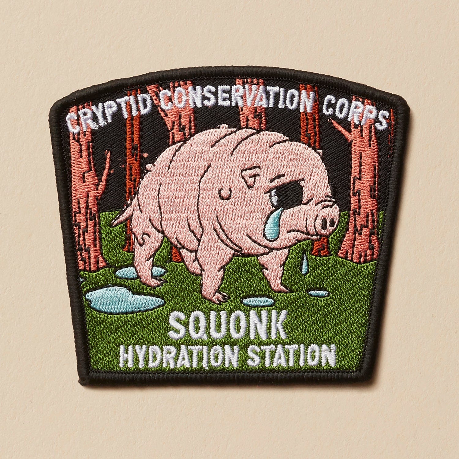 Squonk Hydration Station Set: Pin, Sticker, and Patch - Image 3