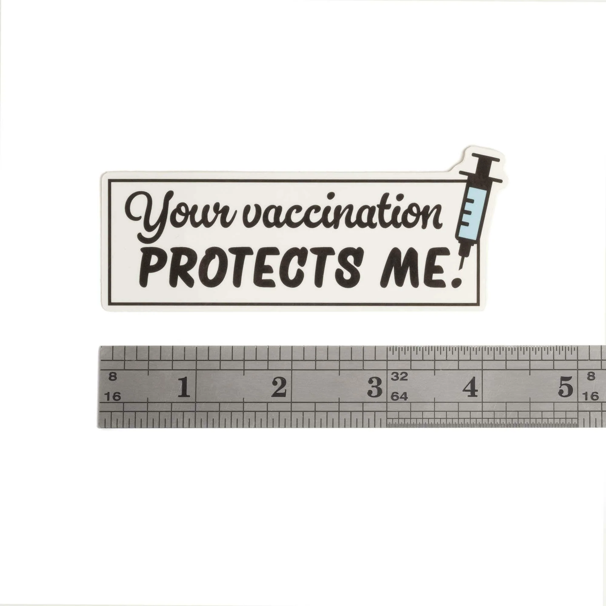 Your vaccination protects me - Sticker - Image 3